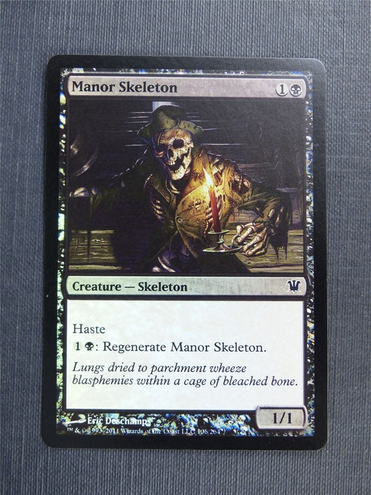 Manor Skeleton Foil - Mtg Magic Cards #5C9