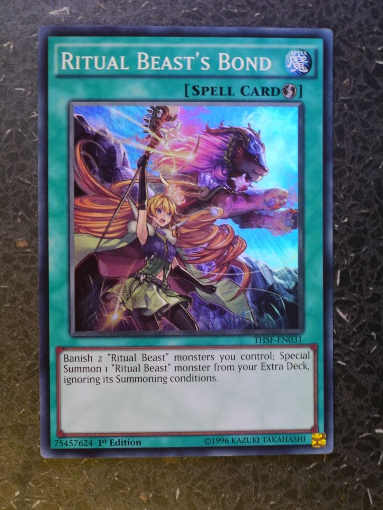 Yugioh Cards: RITUAL BEAST'S BIND THSF SUPER RARE # 3D85