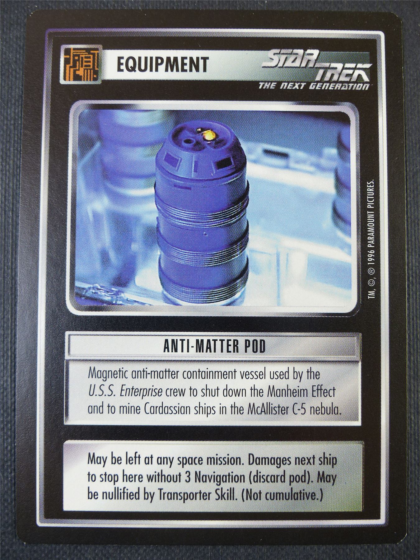 Anti-Matter Pod - NG - Star Trek Card #68M