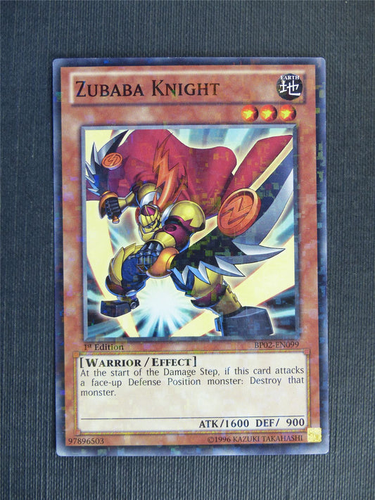 Zubaba Knight BP02 Mosaic Rare - Yugioh Cards #168