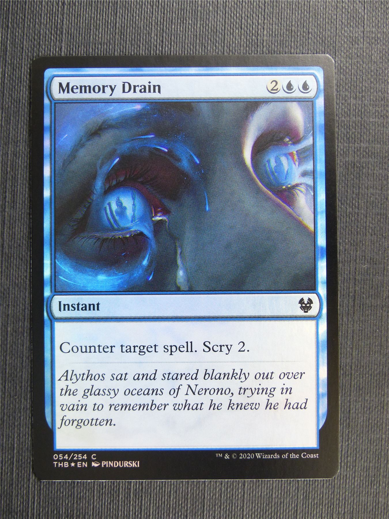 Memory Drain Foil - Theros Collector Ed - Mtg Magic Cards #3M7
