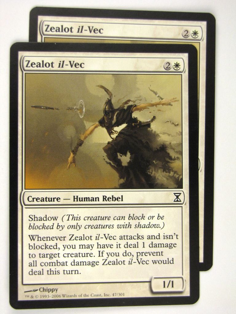 MTG Magic: The Gathering Cards: ZEALOT IL-VEC x2: TSP