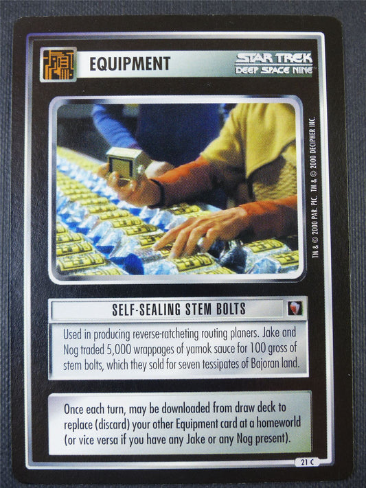 Self-Sealing Stem Bolts - DS9 - Star Trek Card #68R
