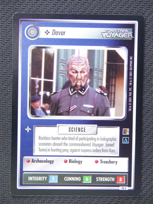 Davar Black Border - Star Trek CCG Voyager #515