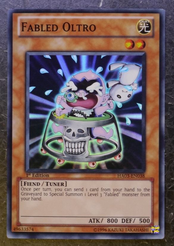 Yugioh Cards:FABLED OLTRO HA03 SUPER RARE # 2I86