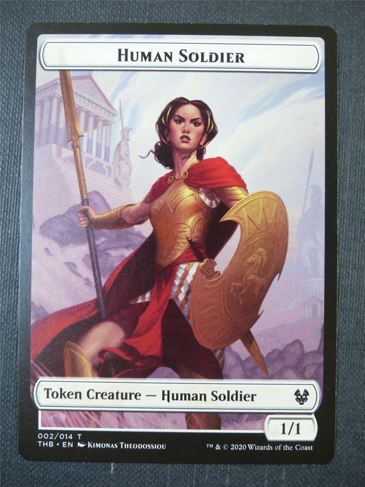 Human Soldier Token - Mtg Card #10M