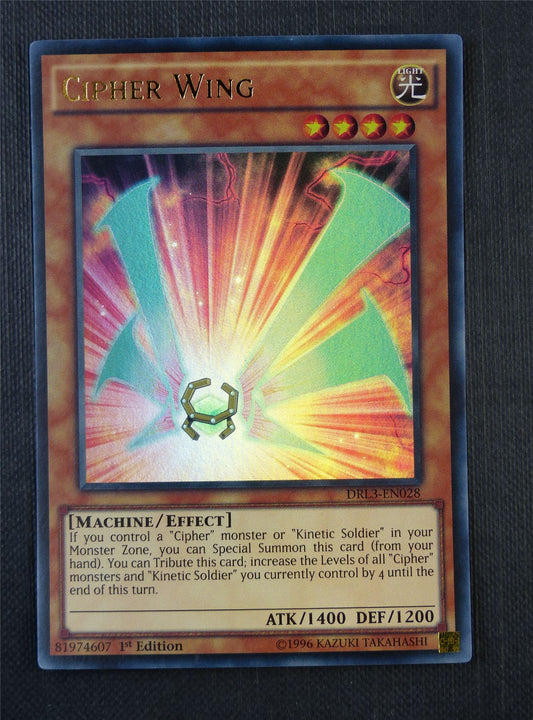 Cipher Wing DRL3 1st Ed - Ultra Rare - Yugioh Card #7DY