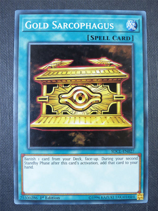 Gold Sarcophagus SDCL - 1st ed Yugioh Card #260