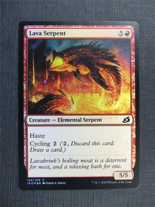 Lava Serpent Foil - IKO - Mtg Card