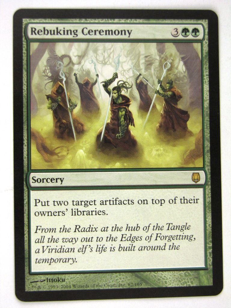 MTG Magic: the Gathering Cards: REBUKING CEREMONY: DST