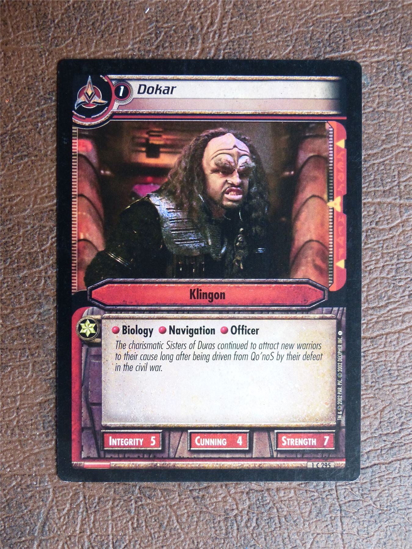 Dokar - Star Trek CCG TCG Card #VS