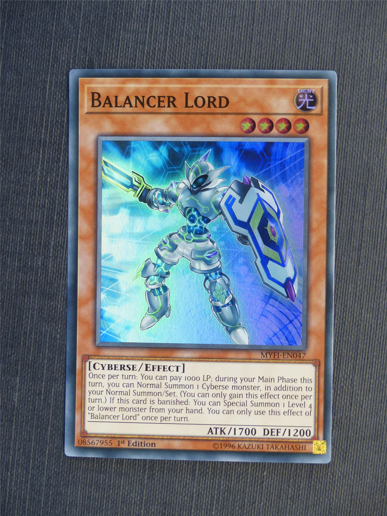 Balancer Lord MYFI Super Rare - 1st ed - Yugioh Cards #5GJ