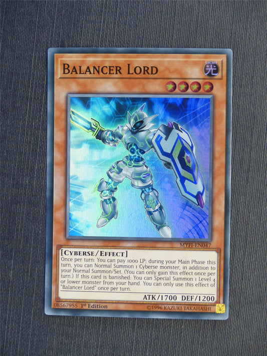 Balancer Lord MYFI Super Rare - 1st ed - Yugioh Cards #5GJ