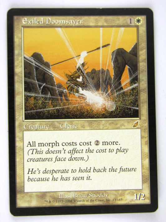 MTG played Cards: EXILED DOOMSAYER # 13I63