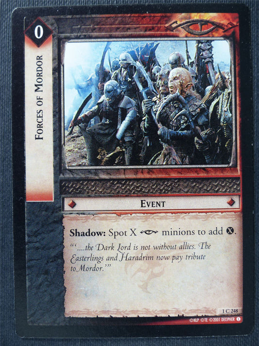 Forces of Mordor 1 C 248 - LotR Card #3IL