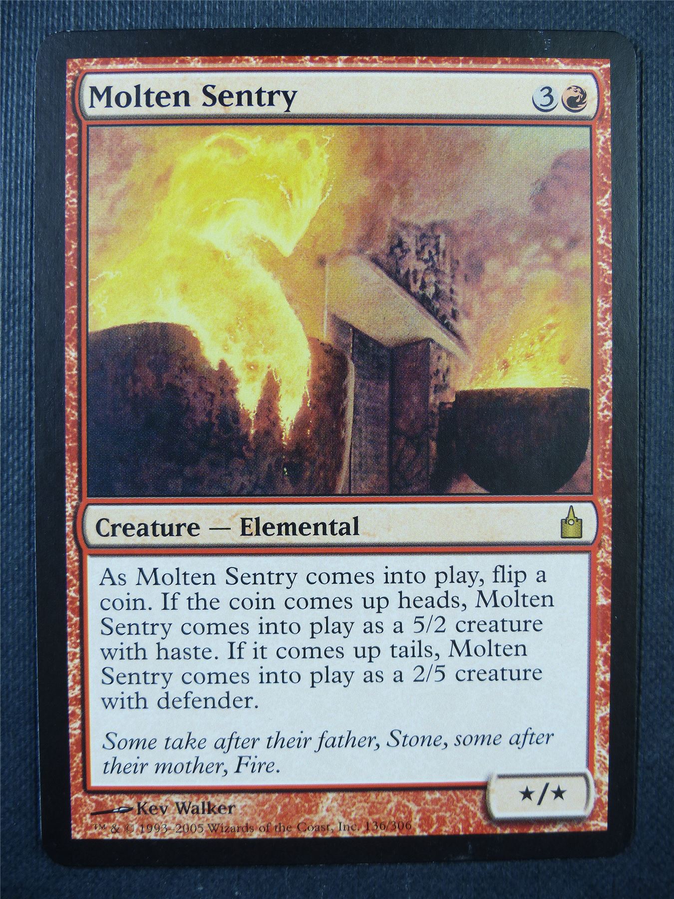Molten Sentry - Mtg Card #75O