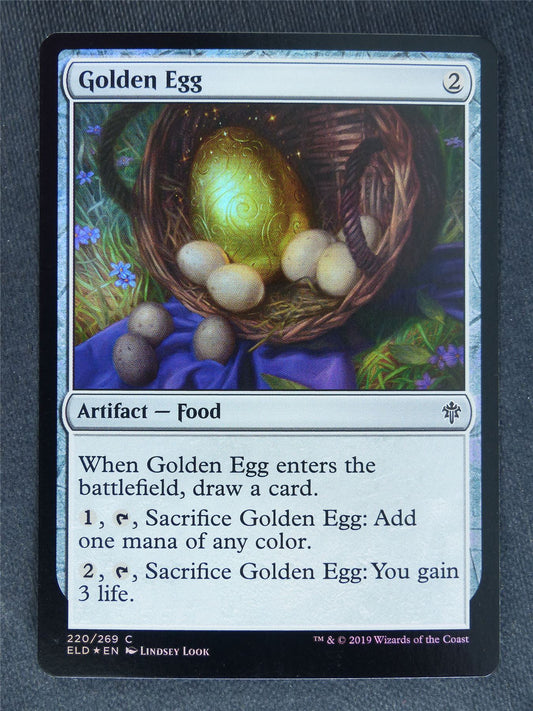 Golden Egg Foil - Mtg Mgic Cards #TE