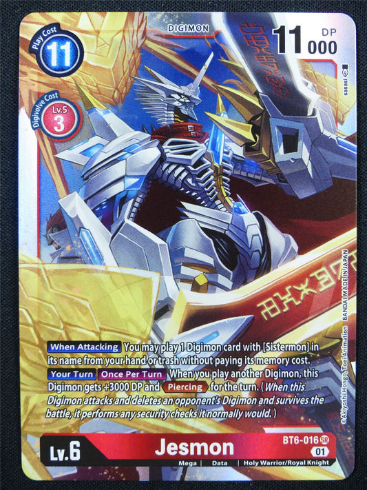 Jesmon BT6-016 SR - Digimon Card #18Z