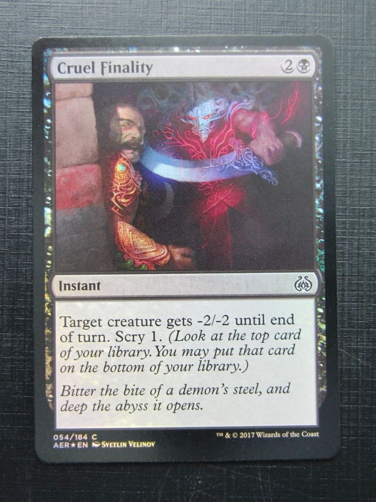 MTG Magic Cards: CRUEL FINALITY FOIL # 23G67