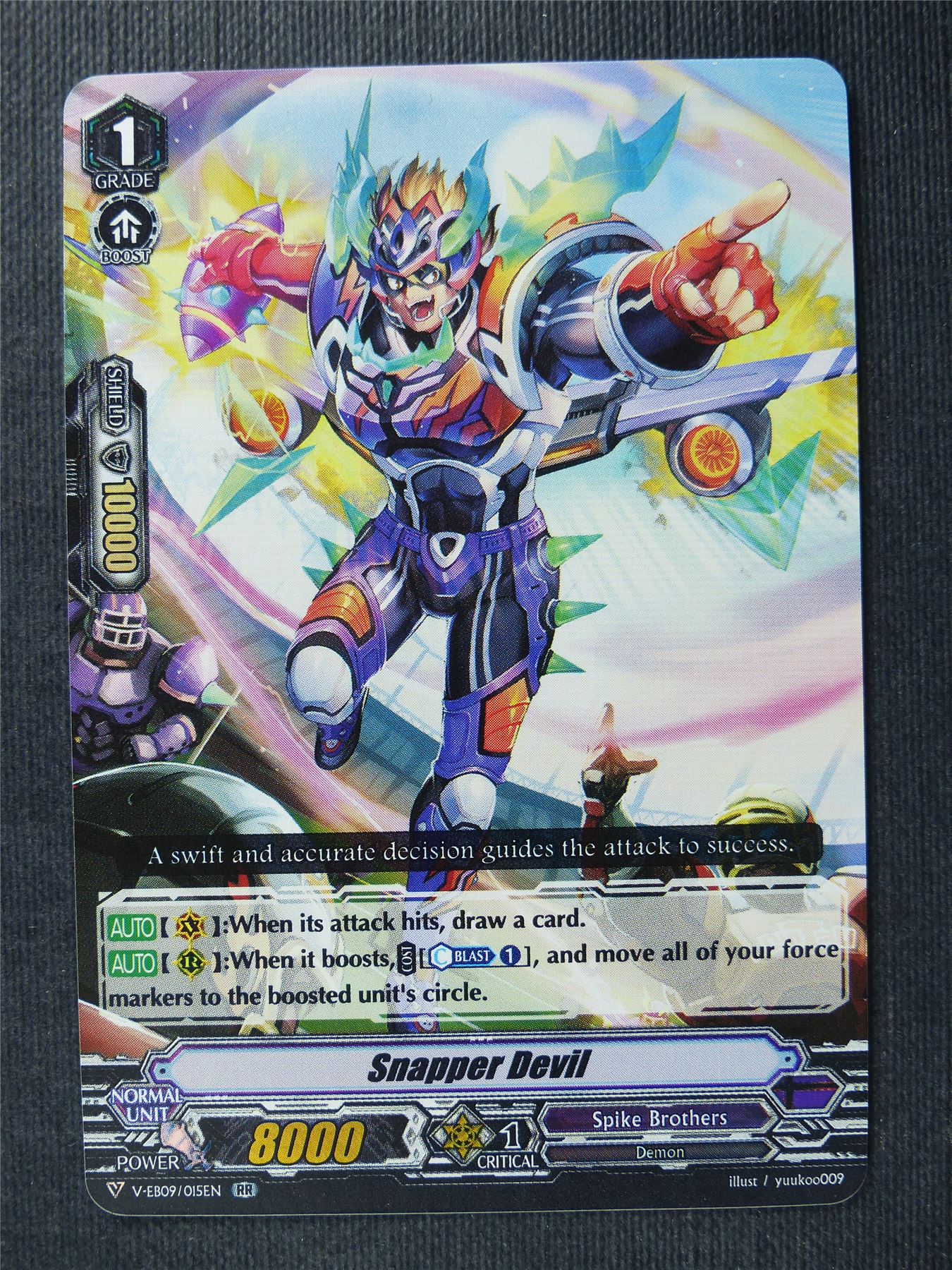 Snapper Devil V-EB09 RR - Vanguard Cards #R1