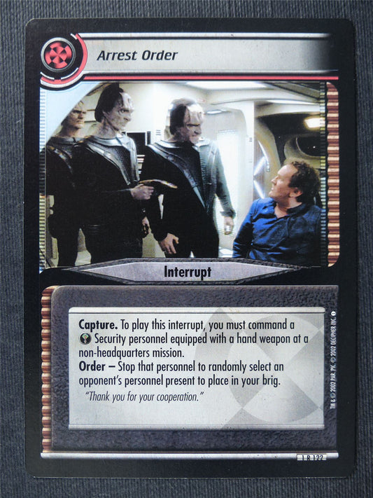 Arrest Order - Star Trek Cards #X0