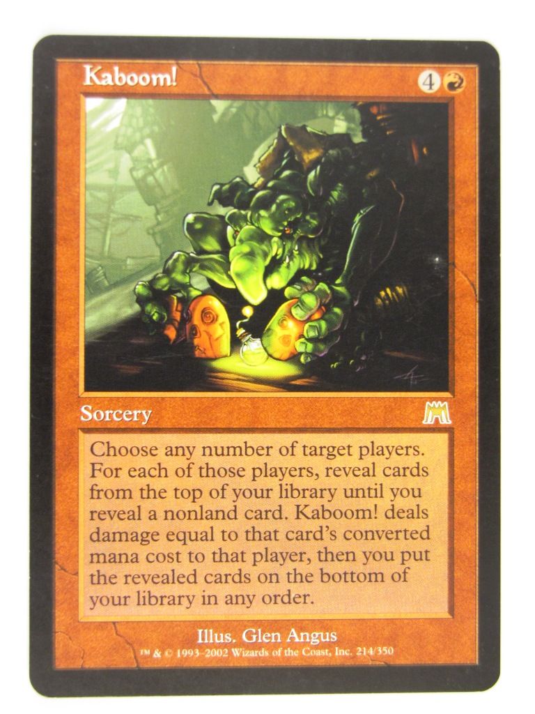 Mtg - KABOOM! - Played Rare