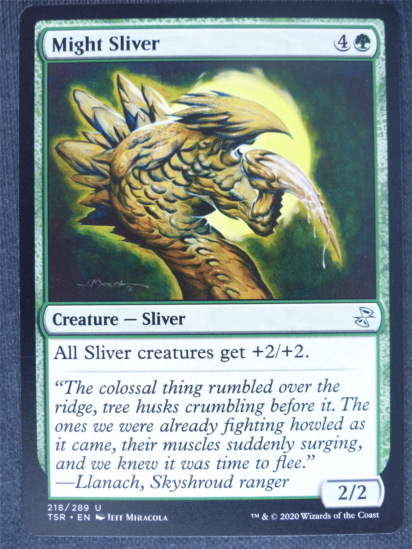 Might Sliver - Remastered - Mtg Magic Cards #T8