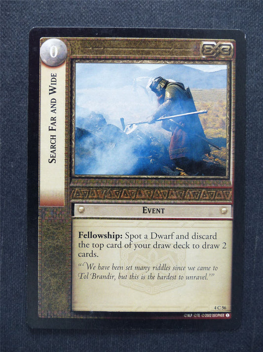 Search Far and Wide 4 C 56 - LotR Cards #N0