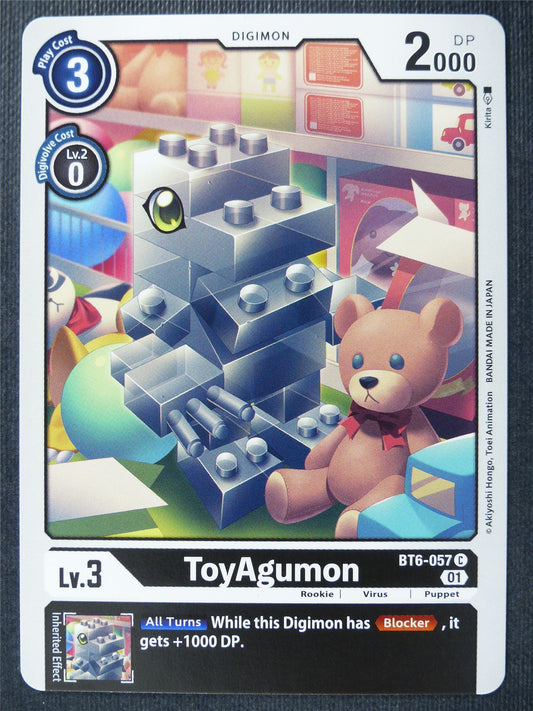 ToyAgumon BT6-057 C - Digimon Card #280