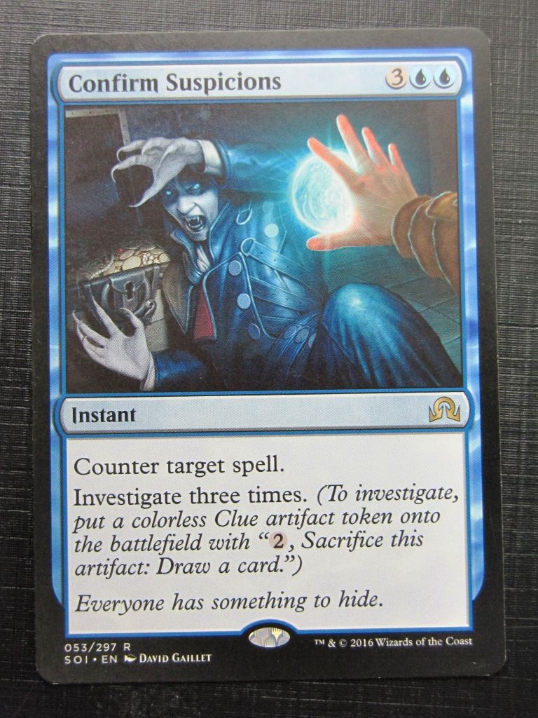 MTG Magic Cards: CONFIRM SUSPICIONS # 17H15