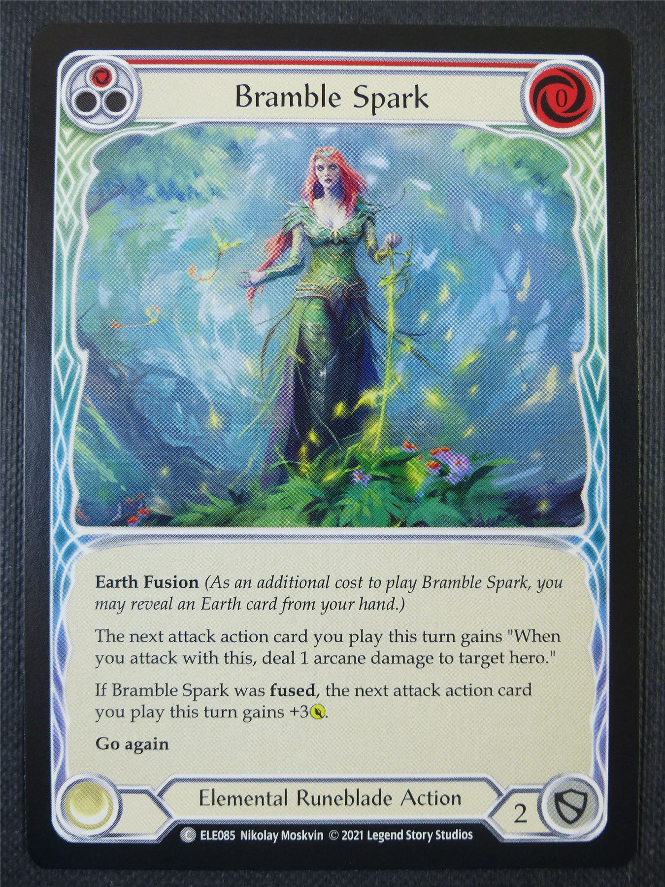 Bramble Spark - Red - Tales of Aria 1st ed - Flesh and Blood Card #62Y