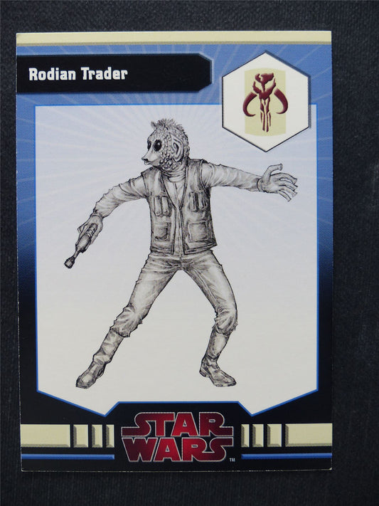 Rodian Trader 38/40 - Star Wars Miniatures Spare Cards #7J