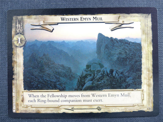 Western Emyn Muil 4 U 329 - LotR Cards #2XB