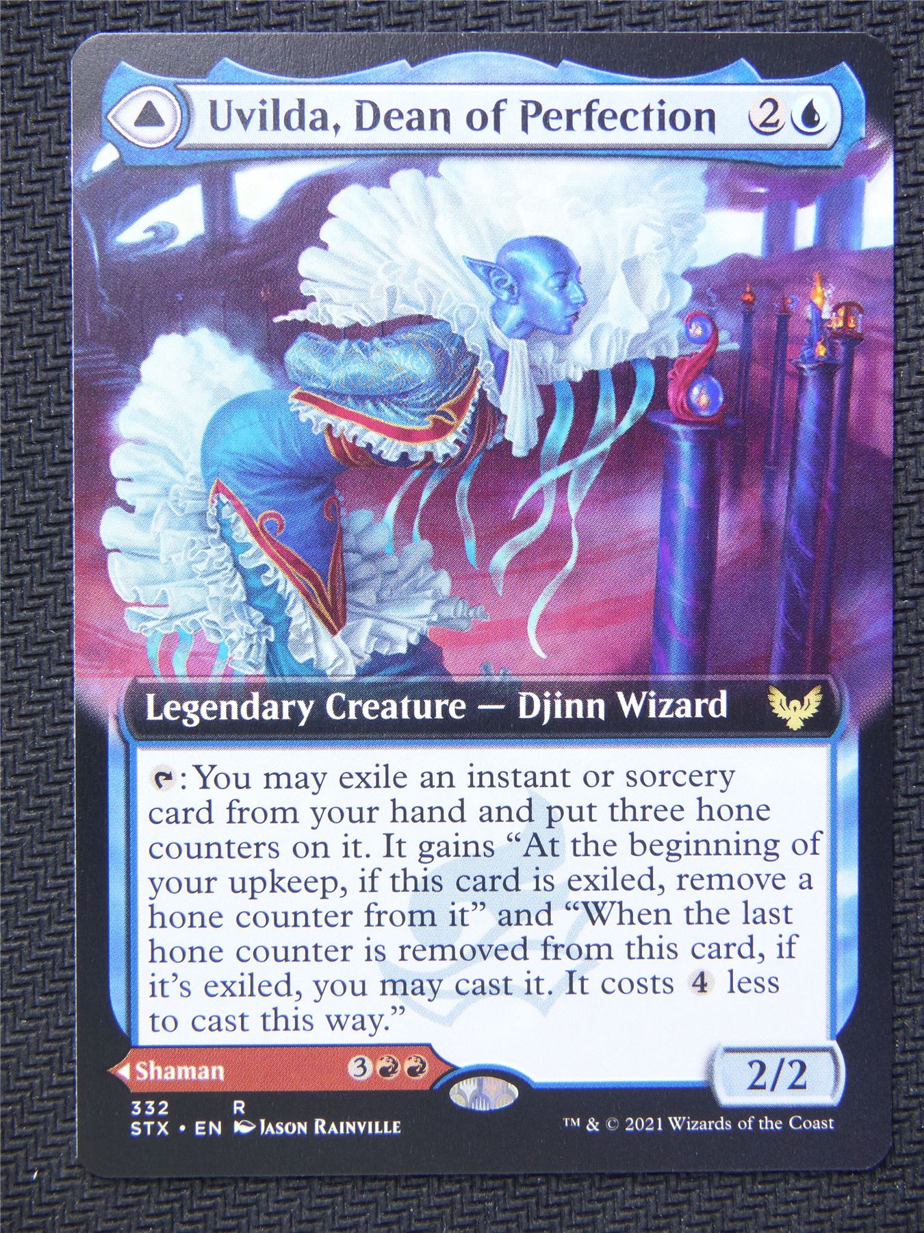 Uvilda Dean of Perfection Extended Art - Mtg Card #4IJ