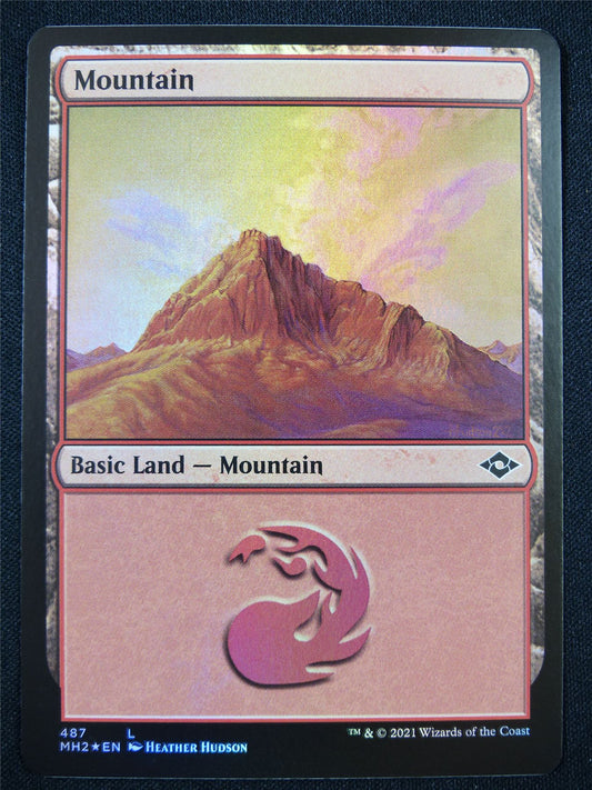 Mountain 487 Foil - Mtg Card #22I