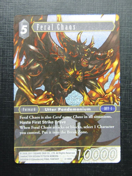 FERAL CHAOS 3-148H FOIL - Final Fantasy Card # J99