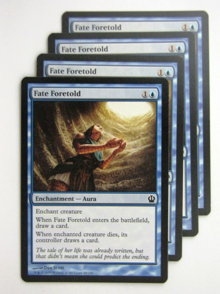 MTG Magic Cards: FATE FORETOLD x4 Theros playset # 23J82
