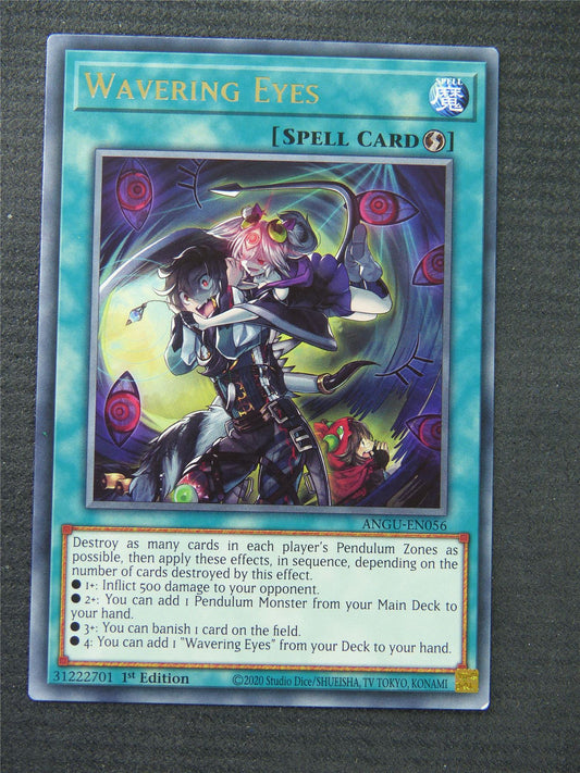 Wavering Eyes ANGU Rare - 1st Edition - Yugioh Card #1OK