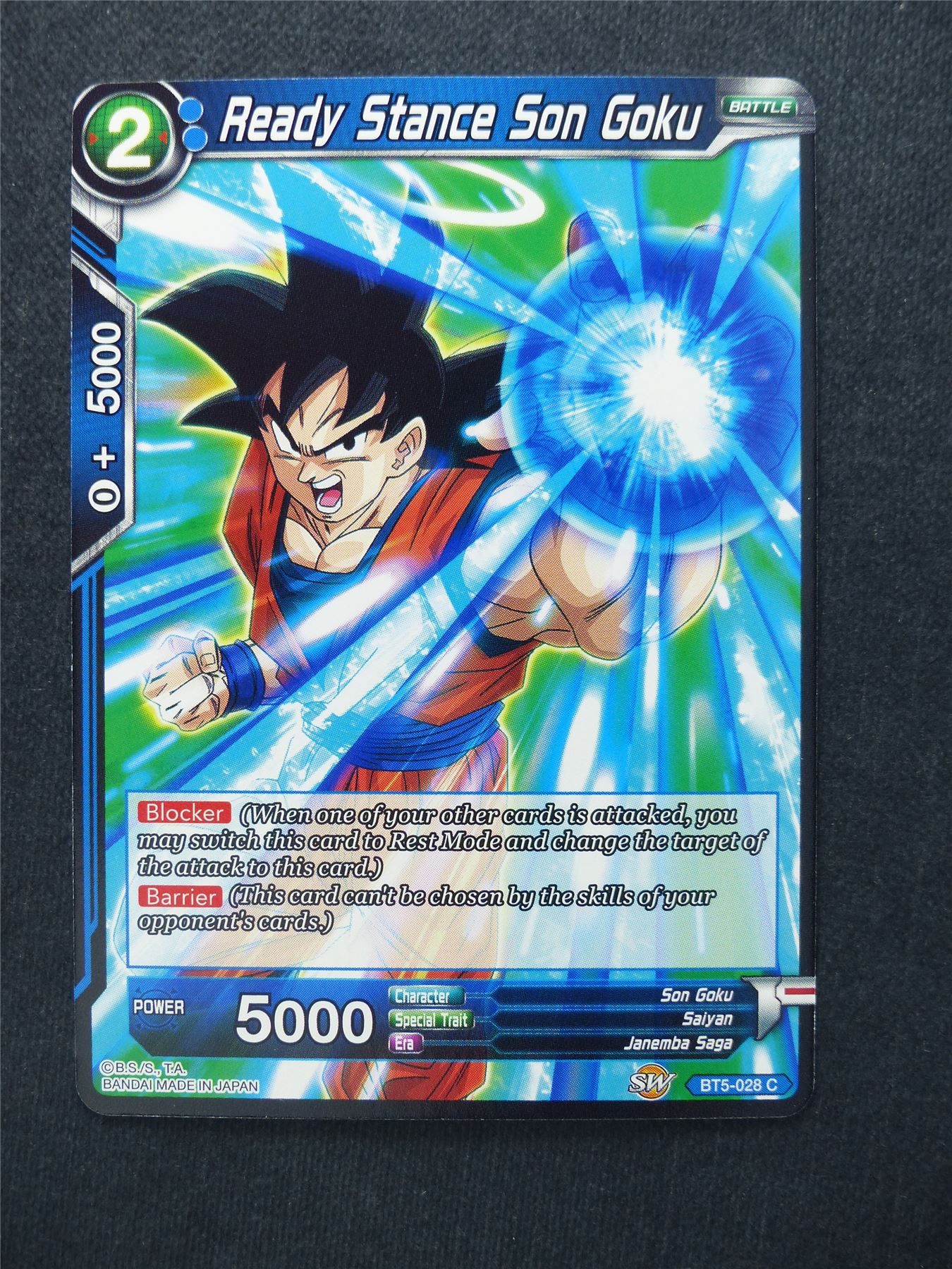 Ready Stance Son Goku - Dragon Ball Super Cards #13P