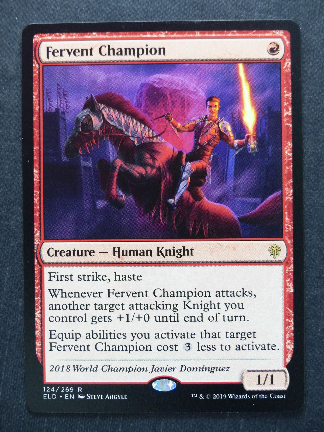 Fervent Champion - Mtg Magic Cards #8R