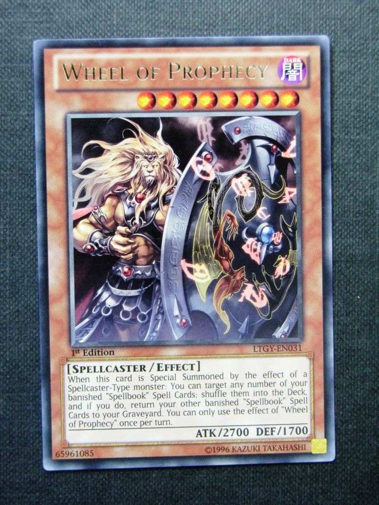 Wheel of Prophecy LTGY Rare - 1st ed - Yugioh Cards #1HN