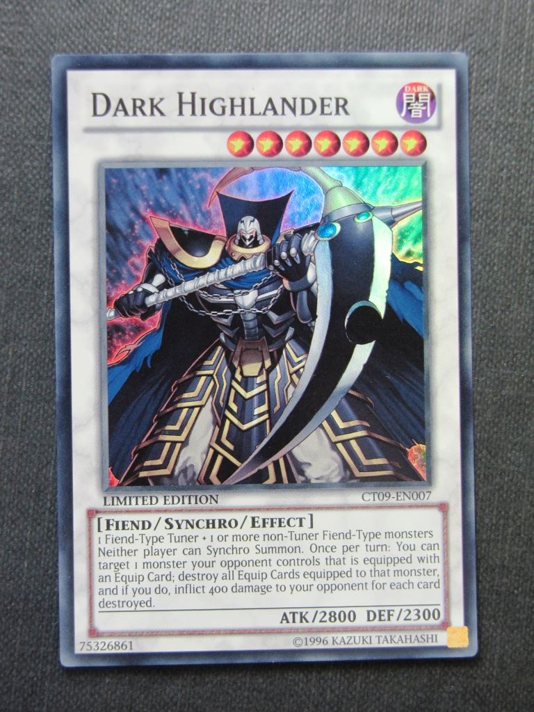 Dark Highlander CT09 Super Rare - 1st ed - Yugioh Cards #1MD