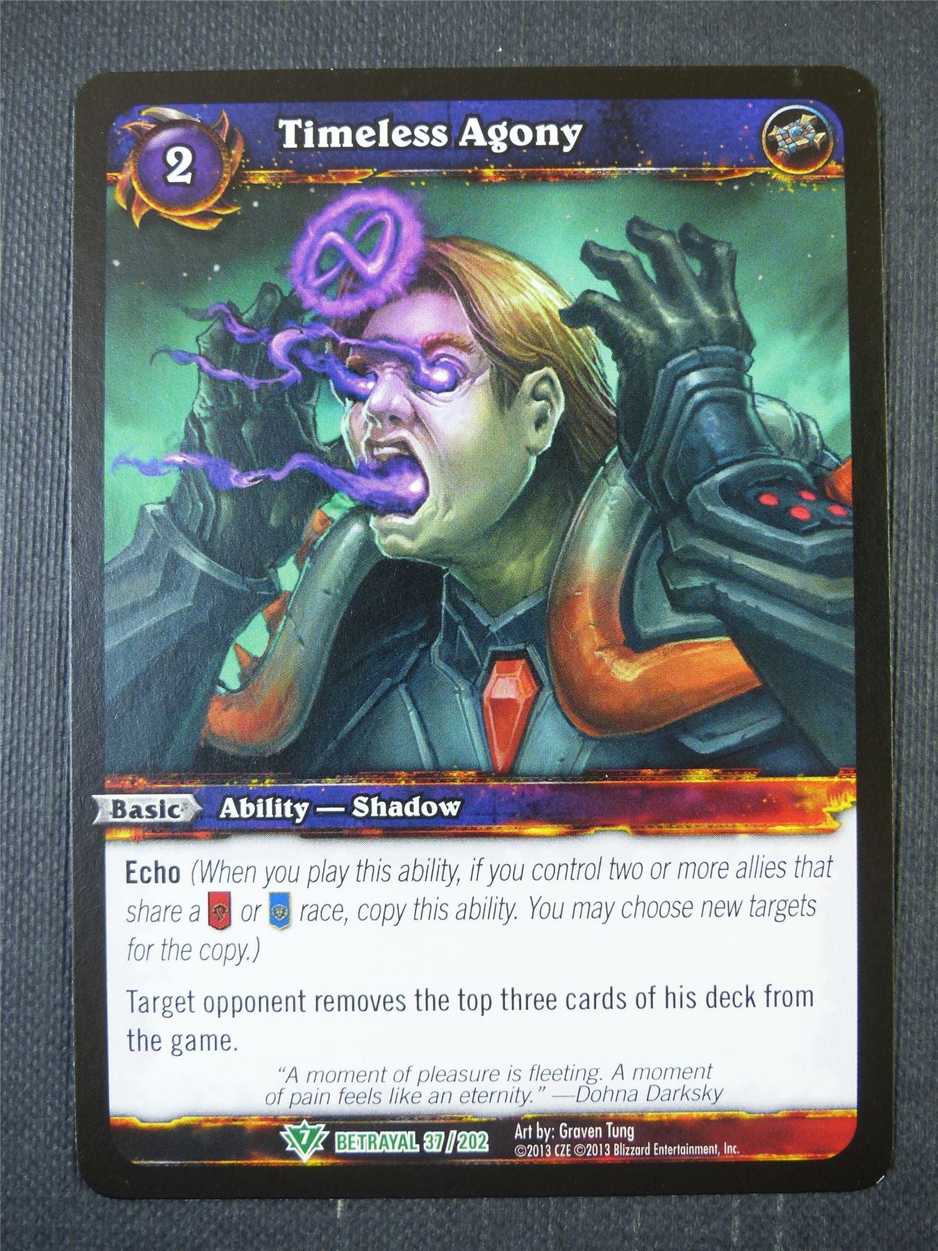 Timeless Agony 37/202 - WoW Card #1AJ