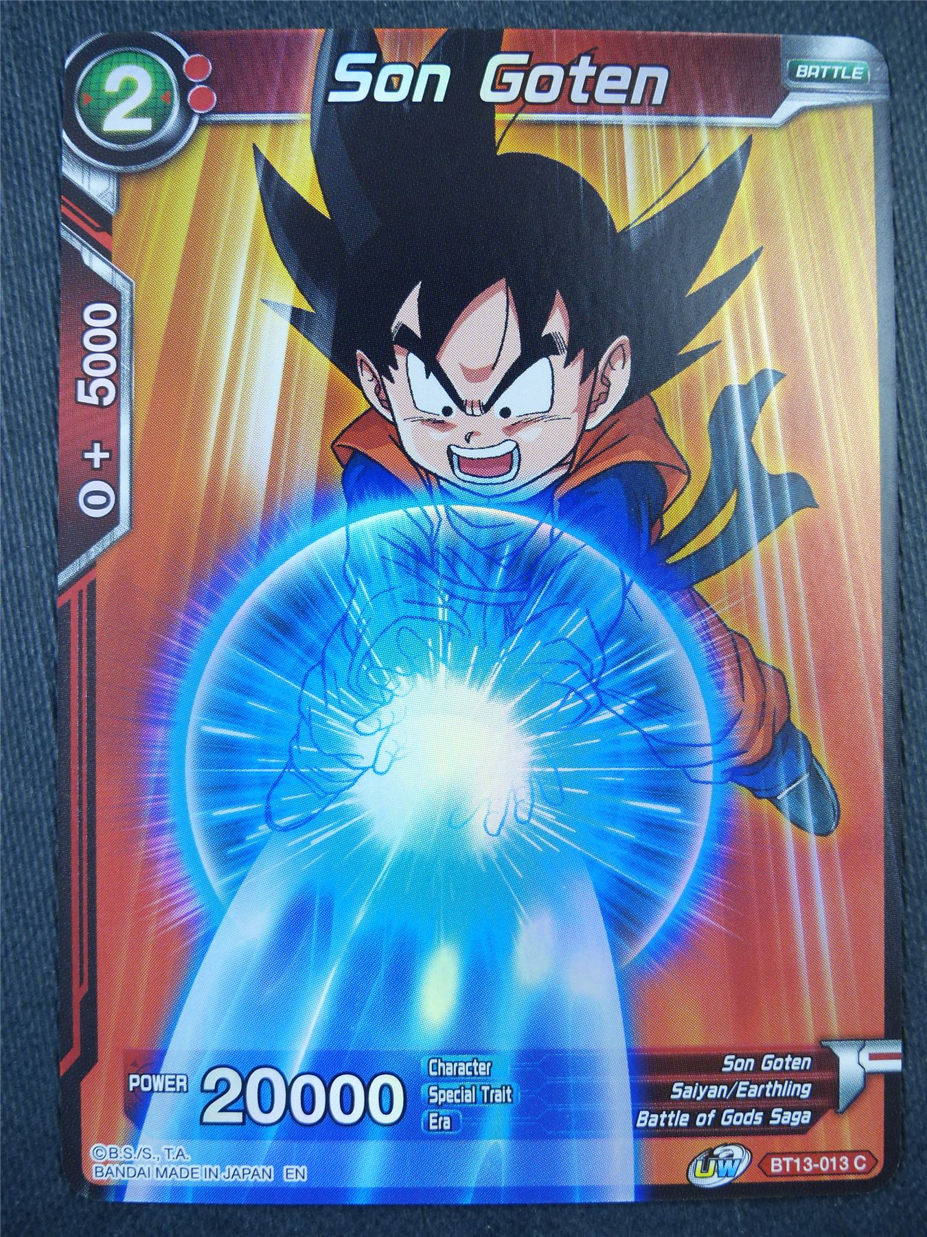 Son Goten BT13 Foil - Dragon Bal Super Card #8Z2