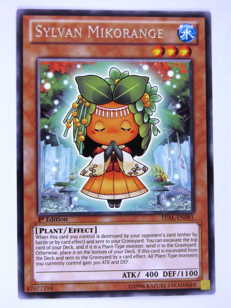 Yugioh Cards: SYLVAN MIKORANGE RARE: LVAL