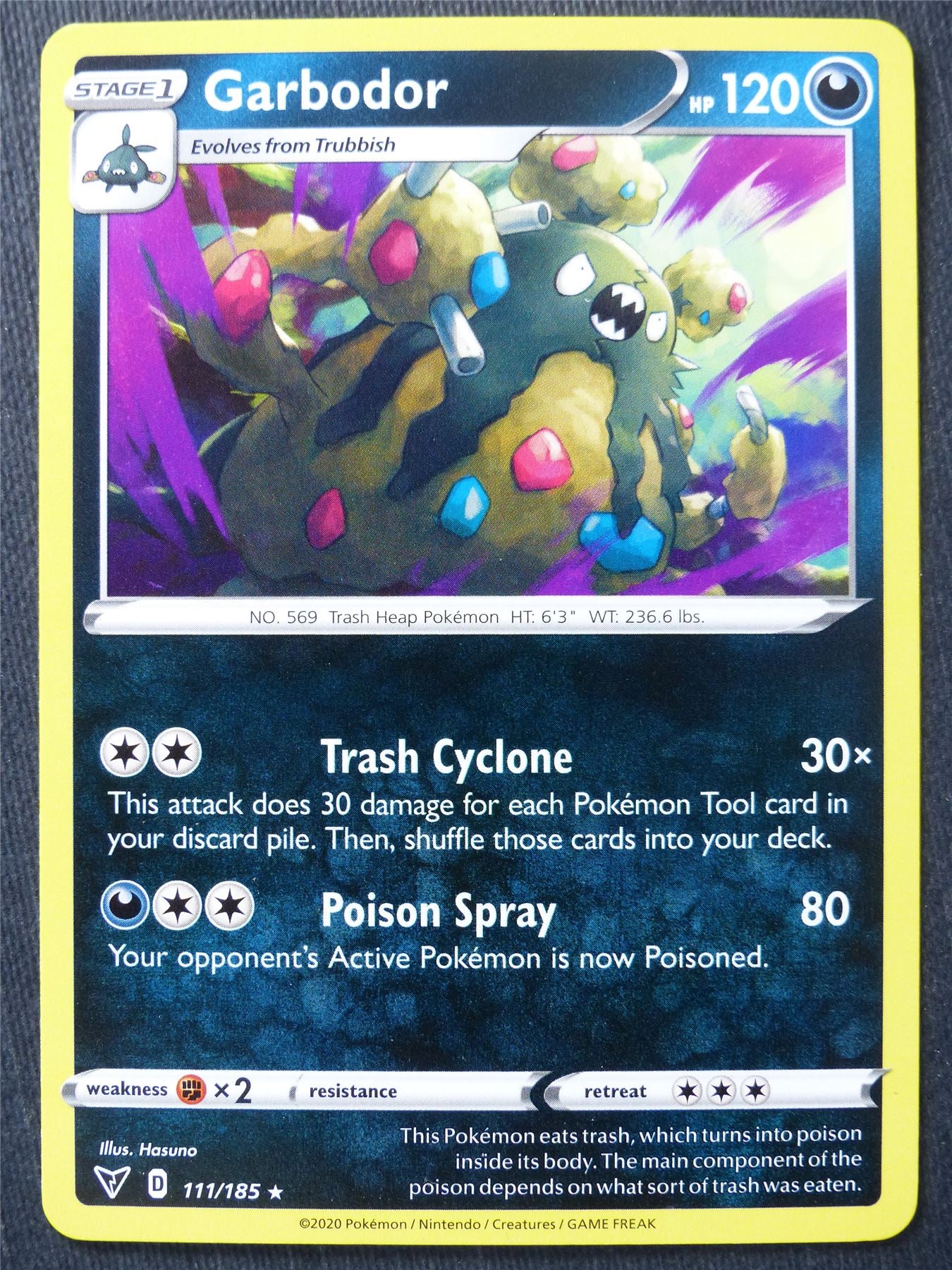 Garbodor 111/185 - Pokemon Cards #A3