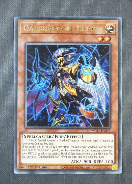 Qadshaddoll Keios MP21 1st Ed - Ultra Rare - Yugioh Card #7EO