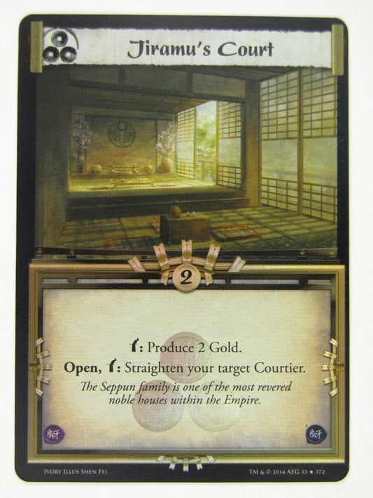 L5R Cards: Ivory: JIRAMU'S COURT FOIL # 14F97