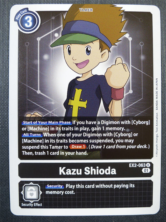 Kazu Shioda EX2 - Digital Hazard - Digimon Card #4L4