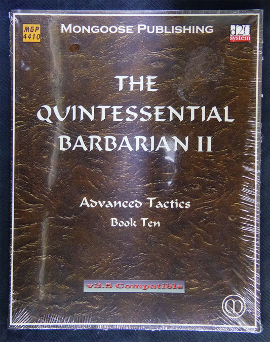 The Quintessential Barbarian 2 - Advanced Tactics Book Ten - D20 System - Roleplay - RPG #15T
